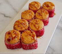 Запеченный ролл Калифорния