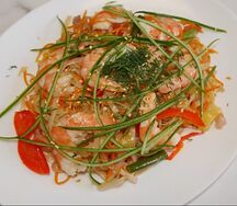 Удон с креветкой