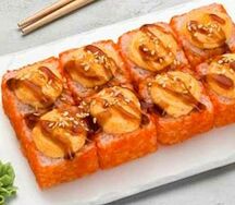 Запеченный Сырный лосось