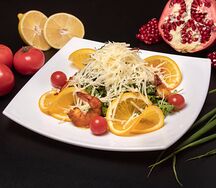 Руккола с креветками