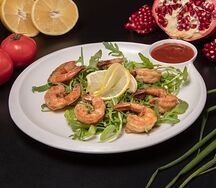 Тигровые креветки жареные