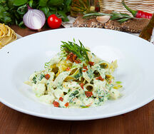 Паппарделле с судаком