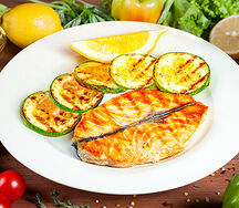 Стейк из лосося