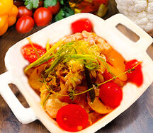 Запеченный картофель с грибами