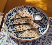Кутабы с зеленью