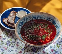 Борщ с говядиной