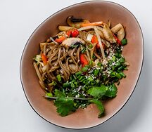 Овощи в соусе Тонкацу