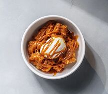 Морковный кейк с солёной карамелью