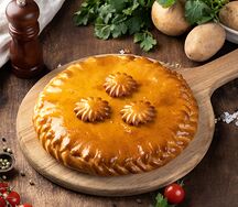 Пирог мясо-картофельный