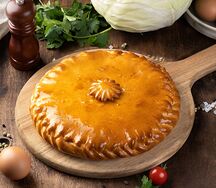 Пирог с капустой и яйцом
