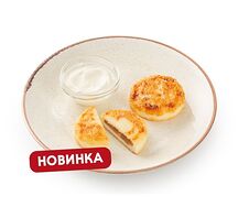 Сырники с яблочной начинкой
