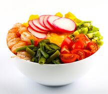 Поке с медовым соусом