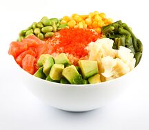 Поке с соусом Sweet Chilly