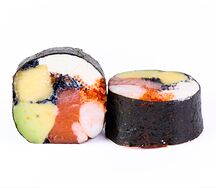 Сашими-ролл с сыром и лососем