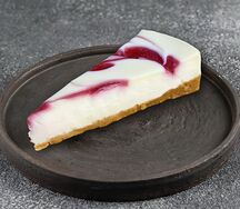 Чизкейк с малиной 