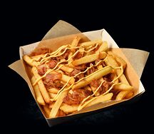 Диппер классик с сырным соусом и беконом