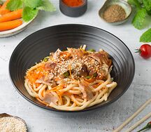 Лапша вок со свининой и овощами