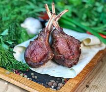 Шашлык из каре молодого барашка