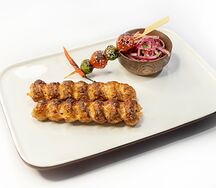Люля-кебаб из курицы с сыром