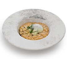 Орзо с гребешком