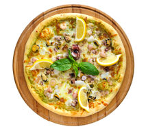 Пицца с морепродуктами