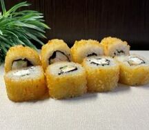 Темпура с беконом и курочкой