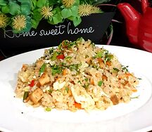 Рис с курицей и овощами