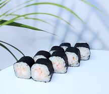 Классический мини-ролл с креветками