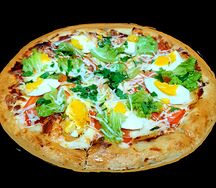 Пицца Цезарь с курицей