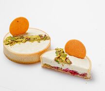 Тарт Фисташковый франжипан с малиной