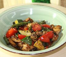 Курочка терияки с овощами