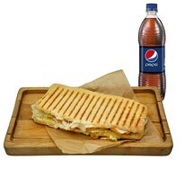 Комбо Панини с курицей и Pepsi 0.5