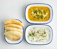 Курица карри с рисом