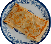 Блины с курицей и грибами
