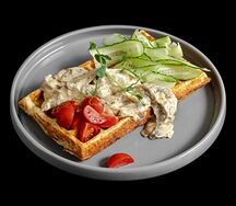 Картофельная вафля с жульеном