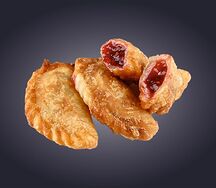 Чебуреки с малиной