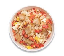 Жареный рис с курицей