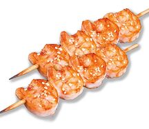 Шашлычки Креветки