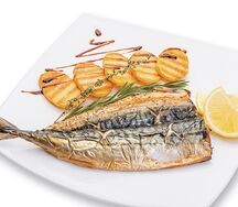Скумбрия с картофелем