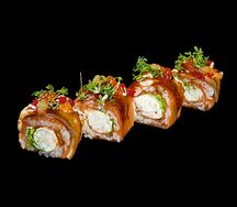 Ролл угорь и лосось