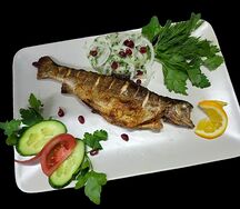 Шашлык из радужной форели