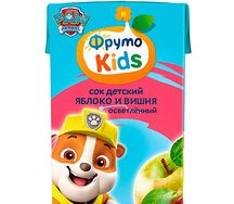 Сок Яблоко-вишня осветлённый Фруто kids