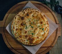 Пирог осетинский с картофелем и грибами
