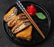 Сэндвич фри с крабом