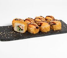 Аляска запеченная с креветками