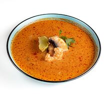 Суп Том ям с креветкой