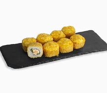 Чеддер запеченный с лососем