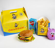 Детское меню с бургером