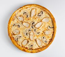 Пицца курица с грибами
