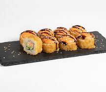 Аляска запеченная с лососем